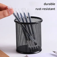 Multifunction Round/Square Mesh Pen Pot Multicolor Pen Holder Desk Tidy Stationery Organiser Pencil Storage Stationery Organiser 2