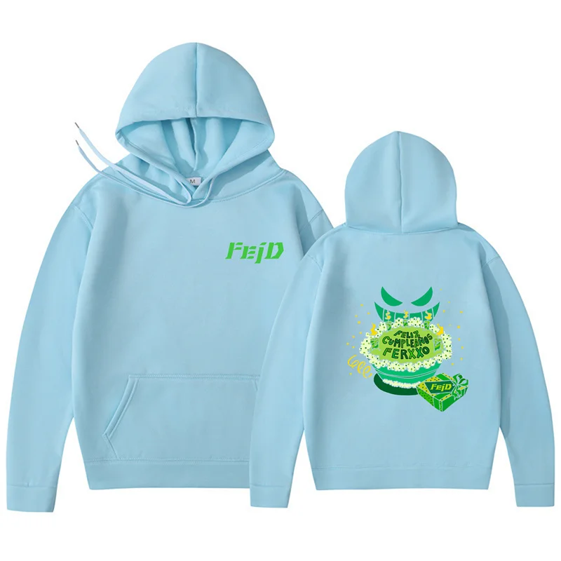 Feliz Cumpleanos Ferxxo Tour Hoodies Sweatshirt Hoodie Music Album Si No Me Dice Mor No Lo Quiero Jumper Feid Fans