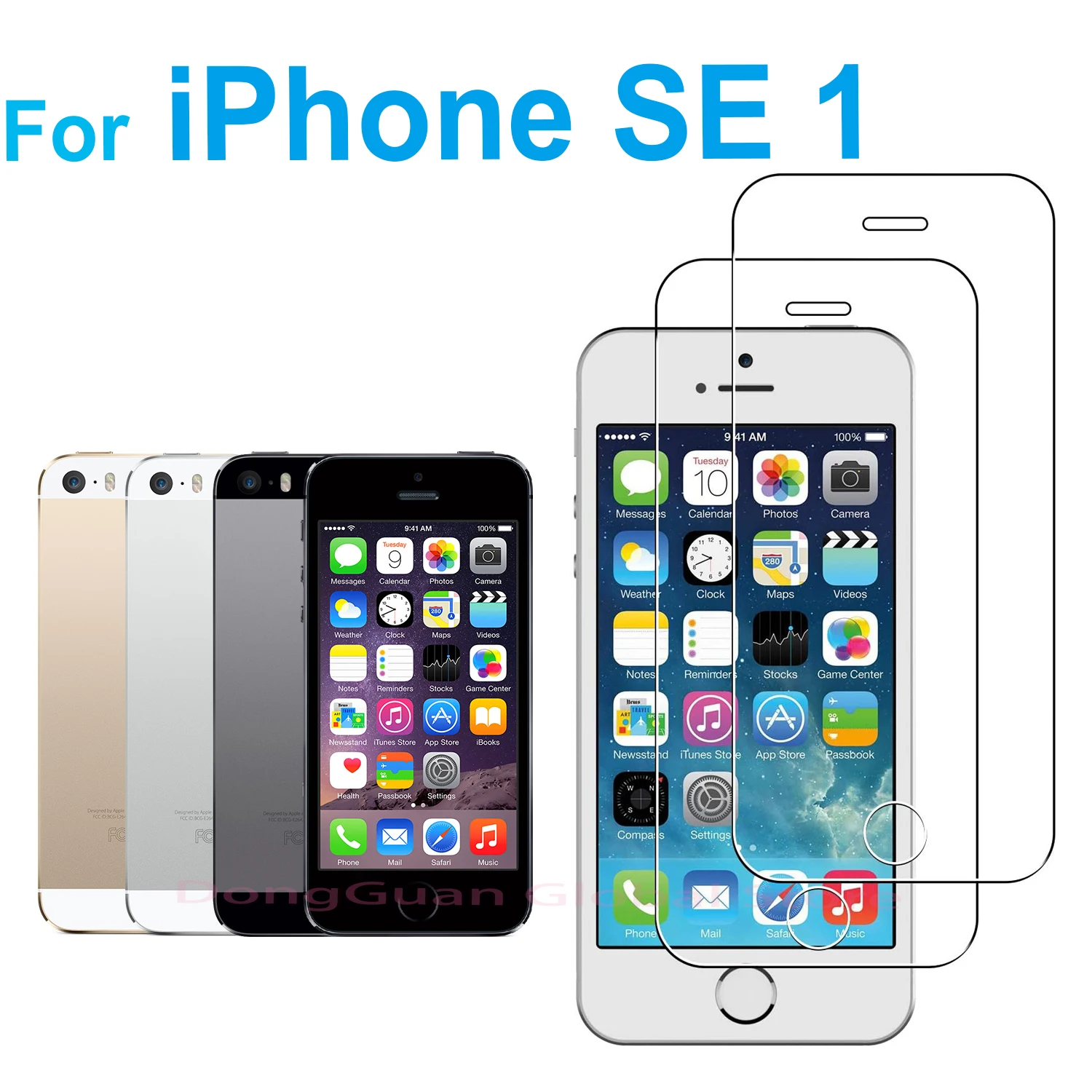 Нове загартоване скло для захисту екрану iPhone SE 2016 (модель 2026 року)