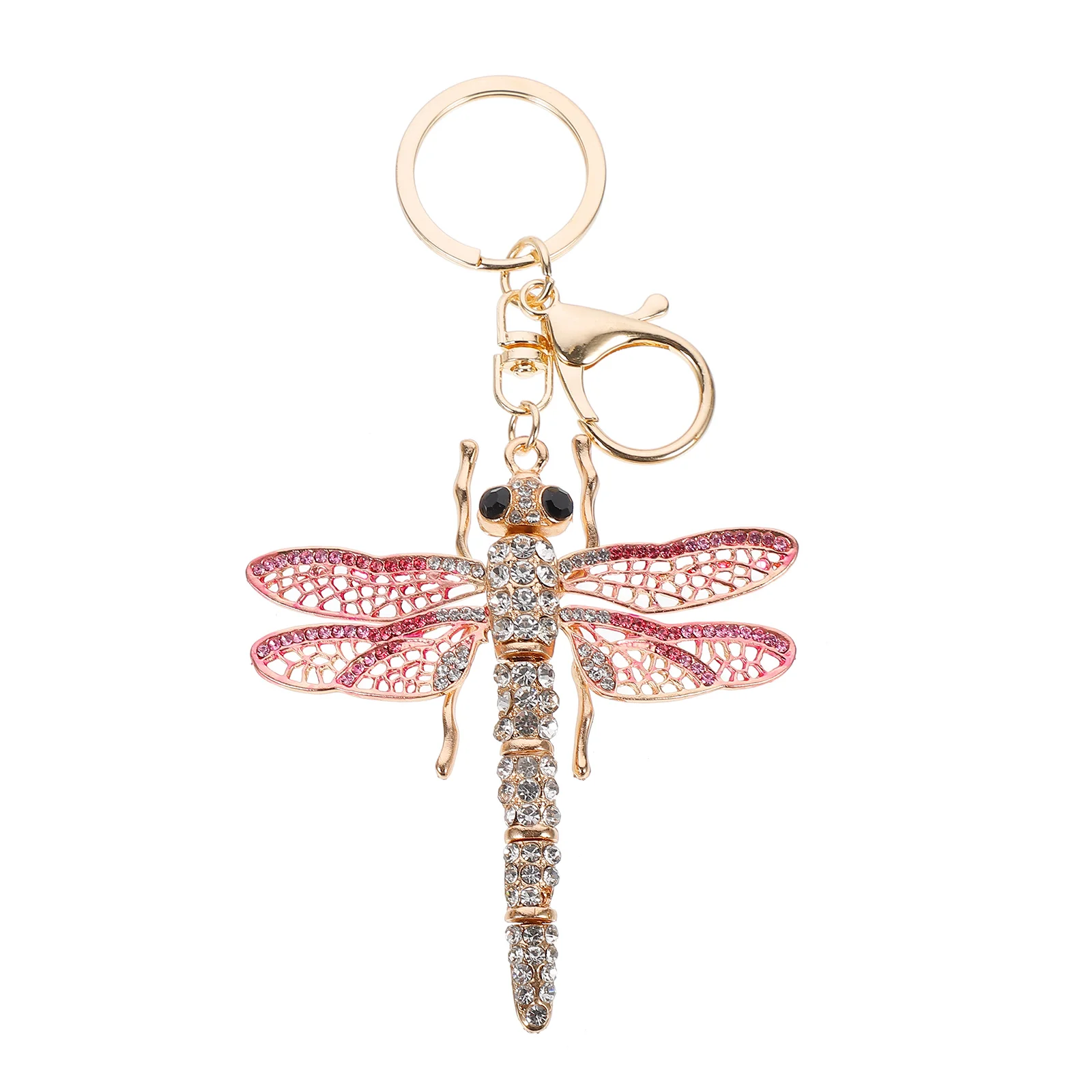 

1Pc Creative Gradient Pendant Dragonfly Design Key Chain Bag Decor