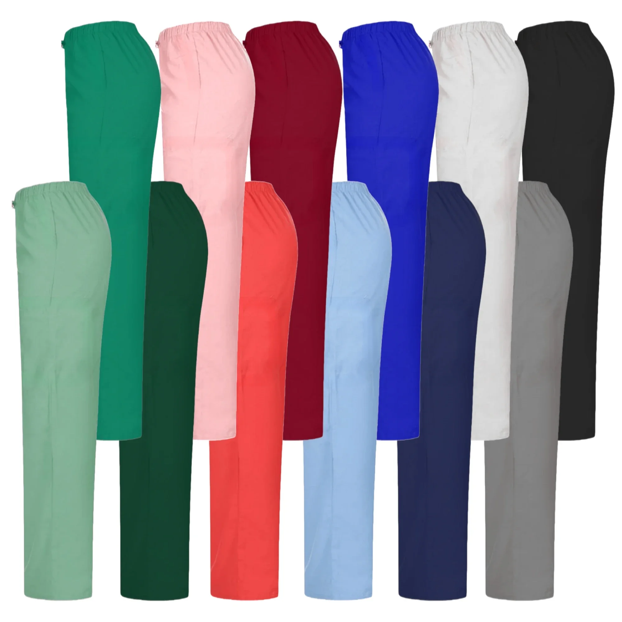 1pc Colore Solido Scrubs Pant Lab Pantaloni Chirurgici Unisex Medico e Infermiera Uniforme Abbigliamento Da Lavoro Infermiera Accessori Medico Dottore Bottoms