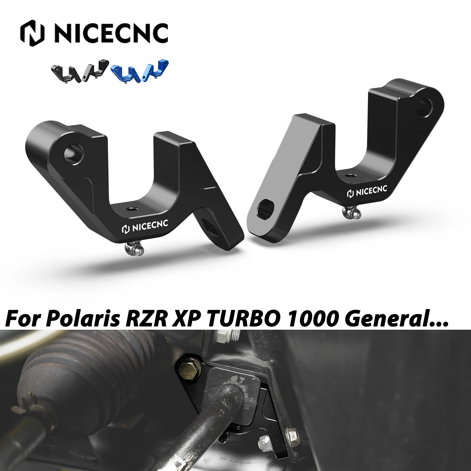 For Polaris RZR Front Sway Bar Bracket Aluminum For Polaris RZR XP Turbo/1000/RZR 900/General 1000 XP UTV Parts