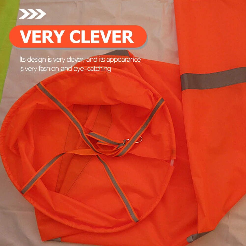 Hanging Reflective Stop Nylon Weathervane Windsock Outdoor Wind Direction Flag Measurement Sock Bag Reflective Fluorescence Belt