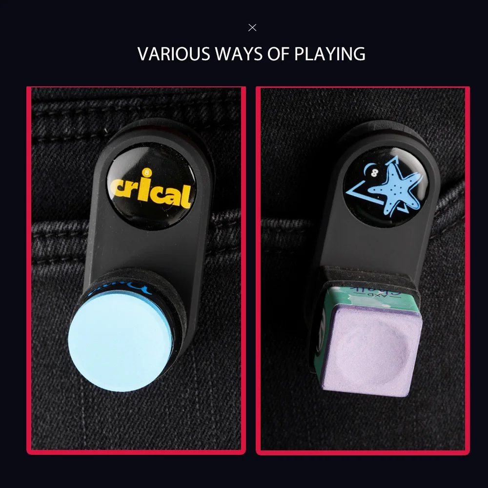 Custodia Per Gesso Da Biliardo In Alluminio - Con Chiusura Magnetica E Clip - Foto 12