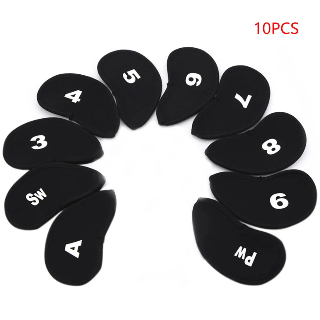 

10Pcs Golf Headcover Golf Club Heads Cover Golf Club Iron Putter Head Cover Protect Set