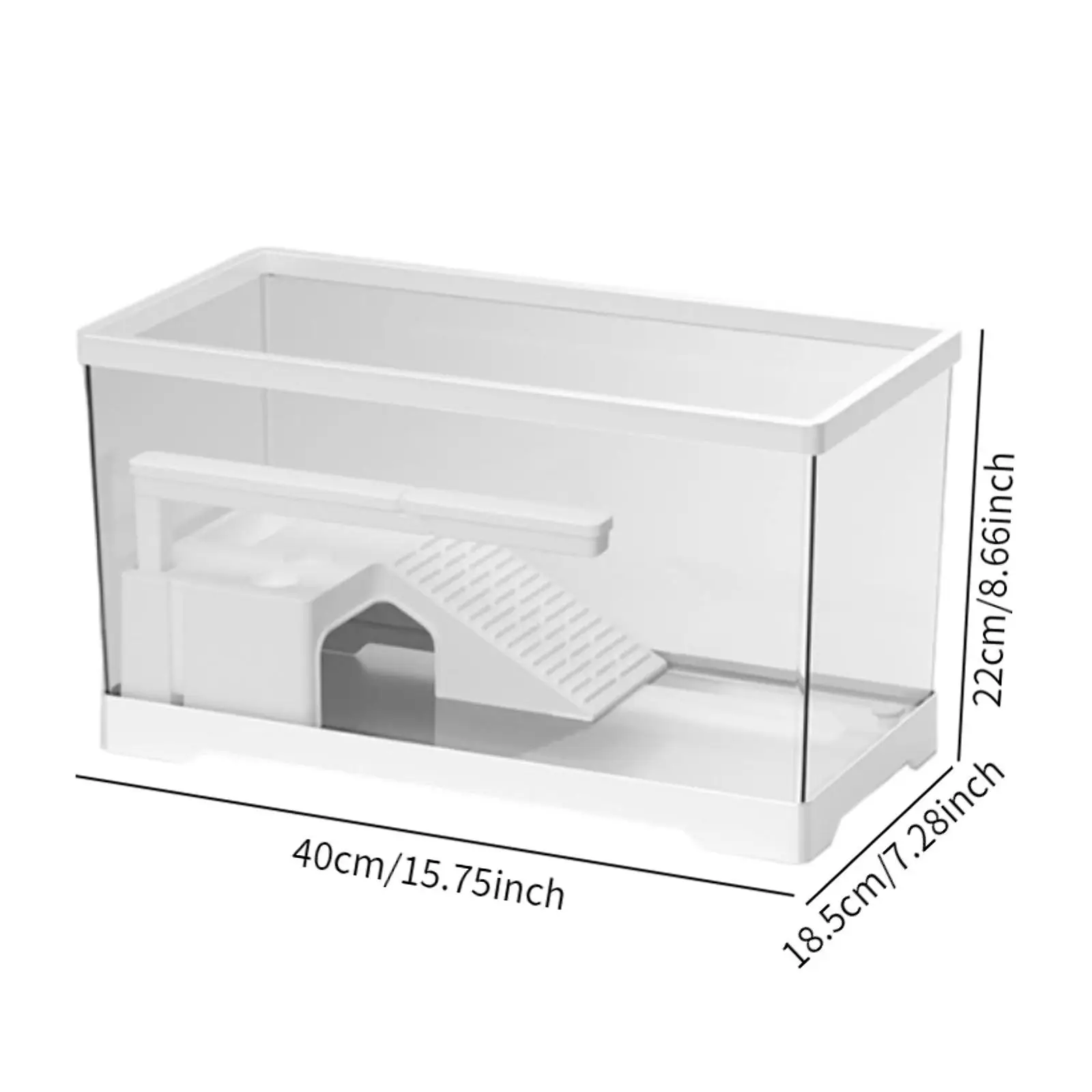 Turtle Tank Basking Ramp Breeding Tortoises Case Bottom Drainage Reptile Habitat Turtle Terrarium Turtle Habitat Indoor Decor