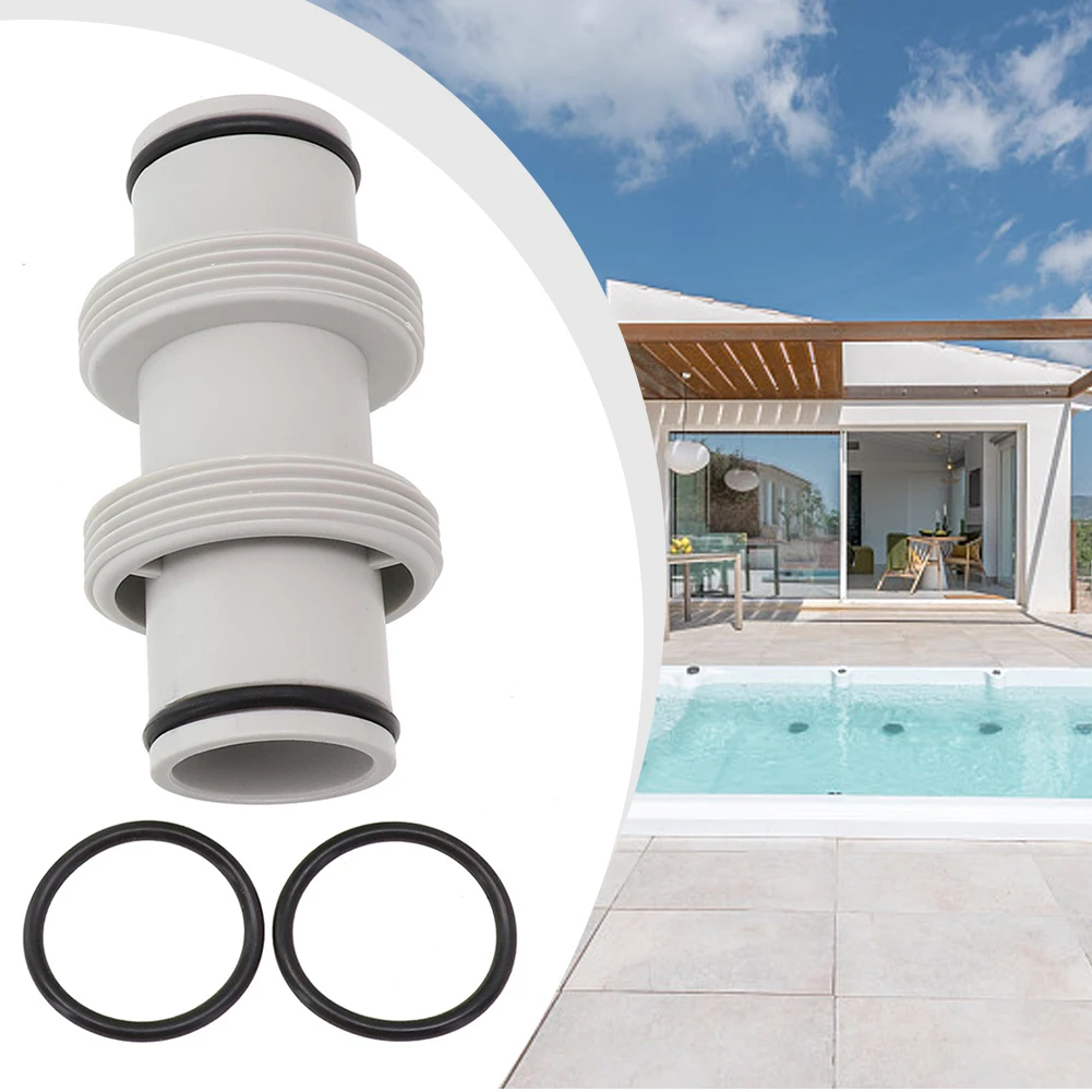 

1.5in To 1.5in Straight Connector For Intex Split Hose Plunger Valve 11.4*5.8*5.8cm Hose Extension Adapter Outdoor Pool Parts