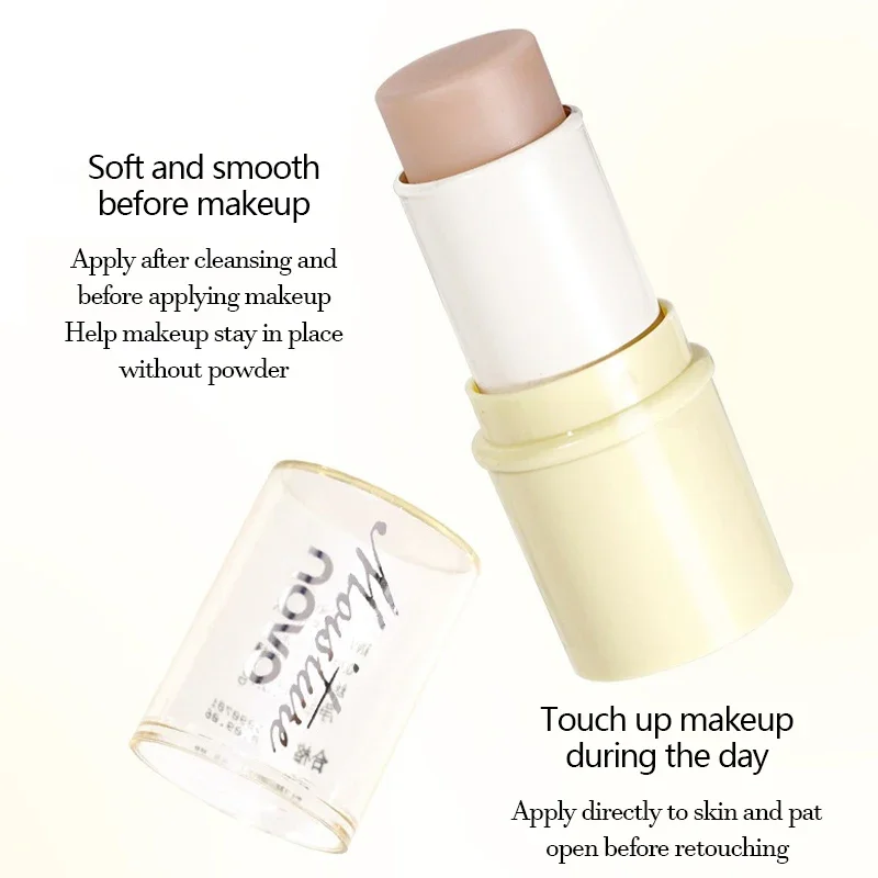 Makeup Primer Facial Primer Covering Pore Primer Stick Pore Eraser Waterproof Smooth Isolation Base Primer Moisturizing Oil-control Face Lines Makeup