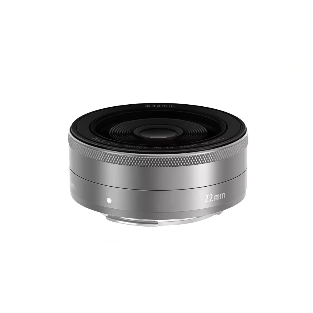 렌즈 캐논 EF-M 22mm f/2 STM (캐논 M100 M200 M50Mark II R6 Mark II M50 M3 M2 카메라 호환)