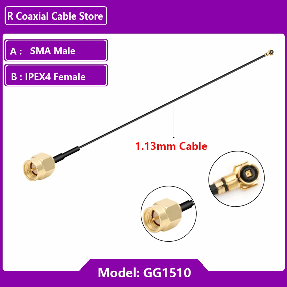 mhf4 femea para cabo sma antena wi fi 02