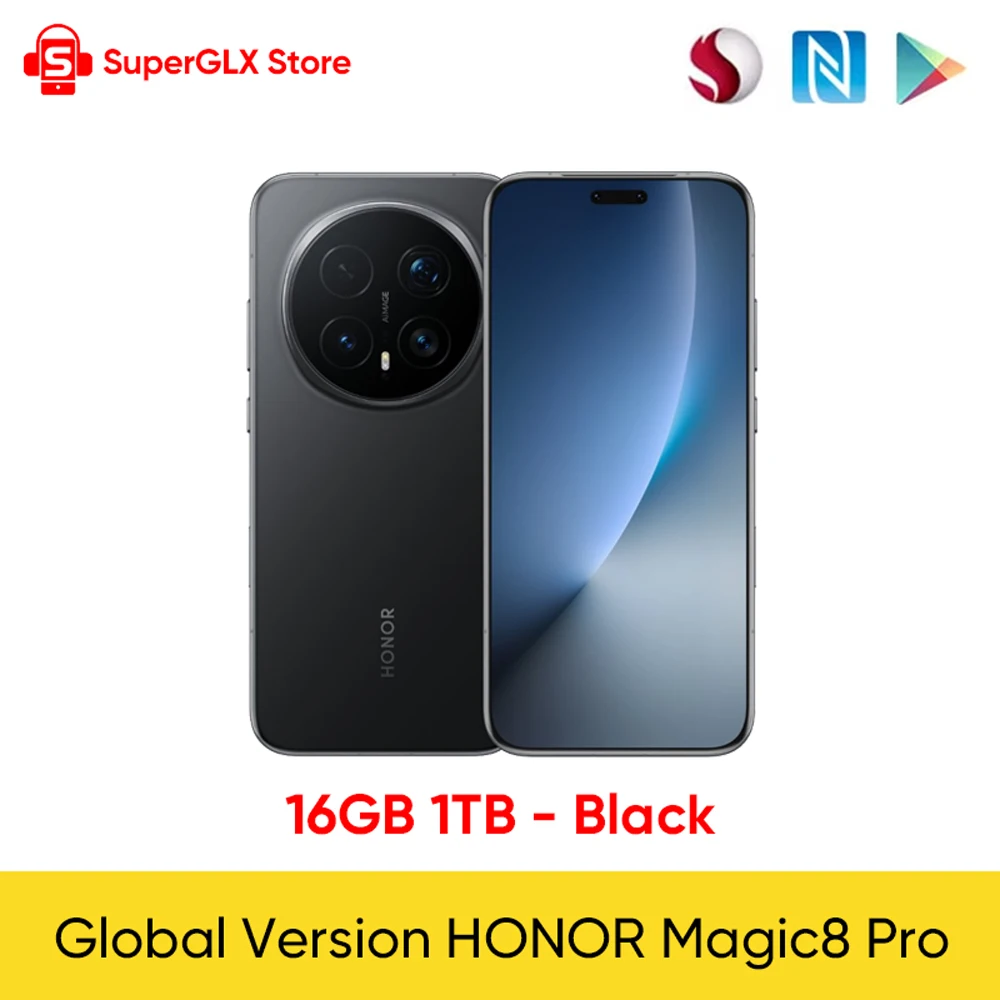 Original New HONOR Magic8 Pro Global Version Snapdragon 8 Elite
