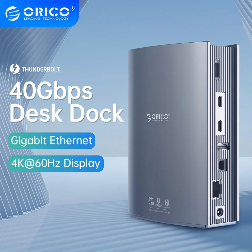 

Док-станция ORICO Thunderbolt 3, 40 Гбит/с, USB Type-C, 4K, HDMI