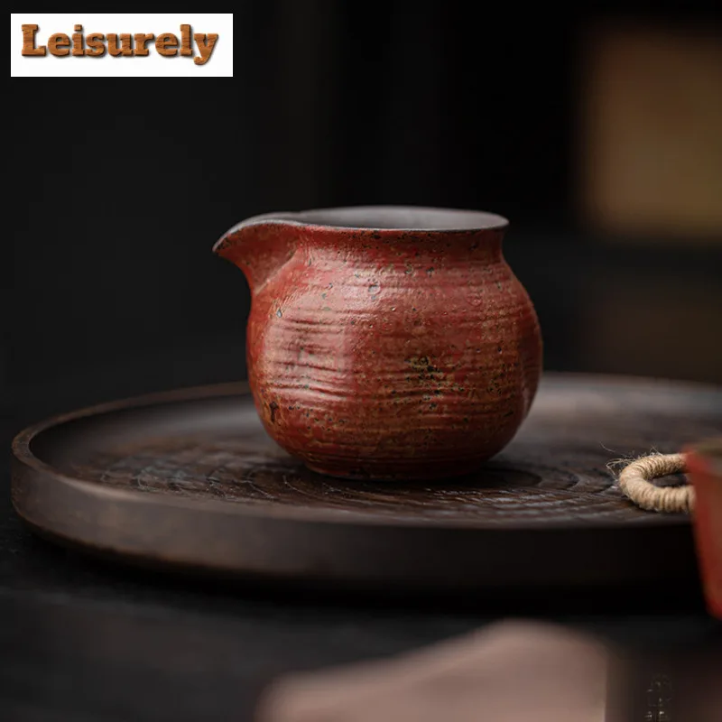 200ml Kiln Fambe Tea Pitcher Tea Divider Cha Hai Dispenser Household Justice Cup Tieguanyin Fair Mug For Tea Craft Accessories