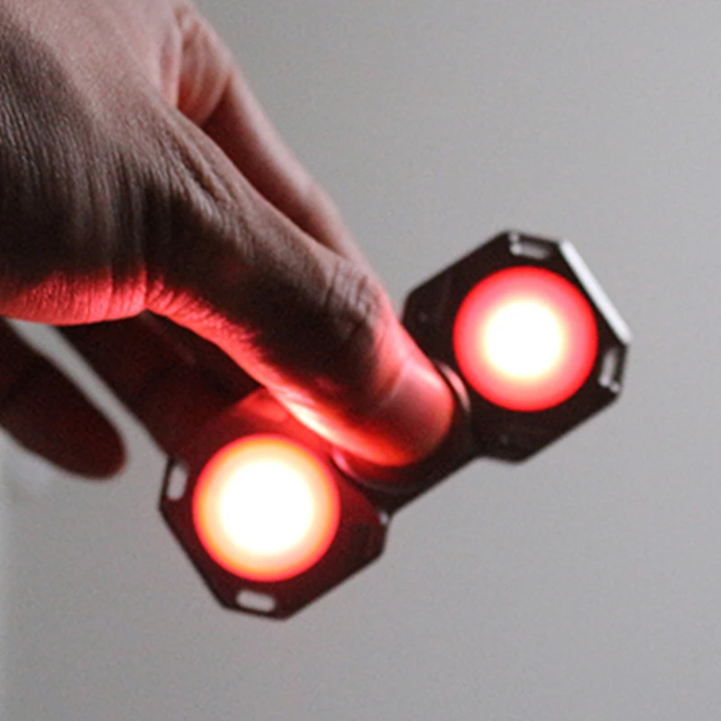 

Luminous LED Fidget Spinner Hand Top Spinners Glow in Dark Light EDC Figet Spiner Finger Stress Relief Toys Birthday Xmas Gift