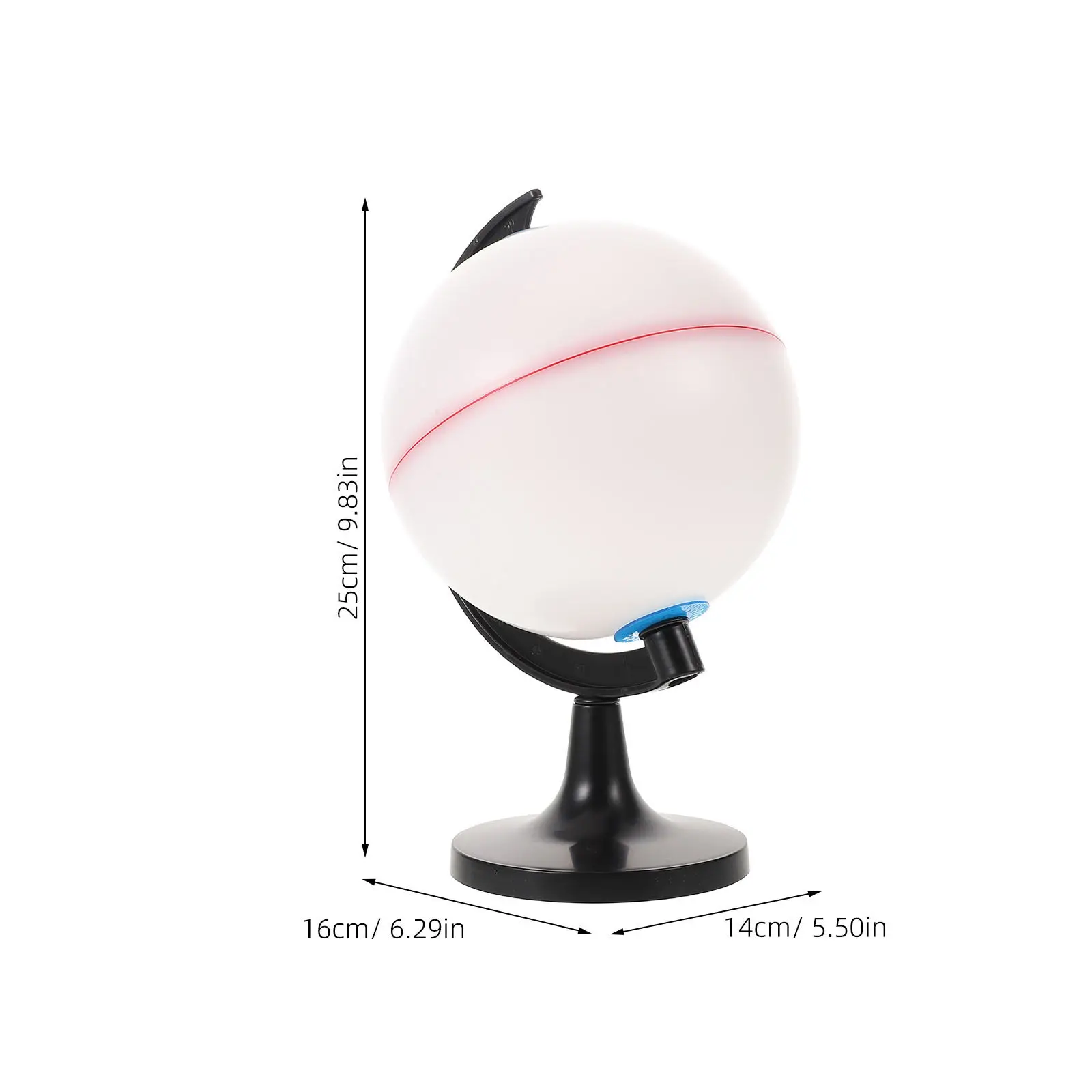 글로브 14Cm 스탠드 포함 어린이용 건식 지우기 표면 DIY 색칠 그림 지리 학습 교실 교육 도구