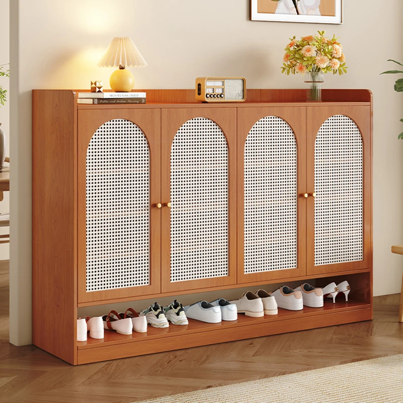 

Dorm Nordic Shoe Cabinets Wooden Modern Entryway Vertical Shoe Rack Storage Display Gabinetes De Sapatos Entryway Furnitures