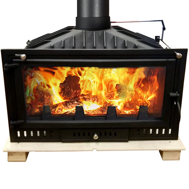 EU Large Cast Iron Stoves Firewood Burning Heaters Unique Freestanding Fire  Place Stove Indoor Wood Burning
