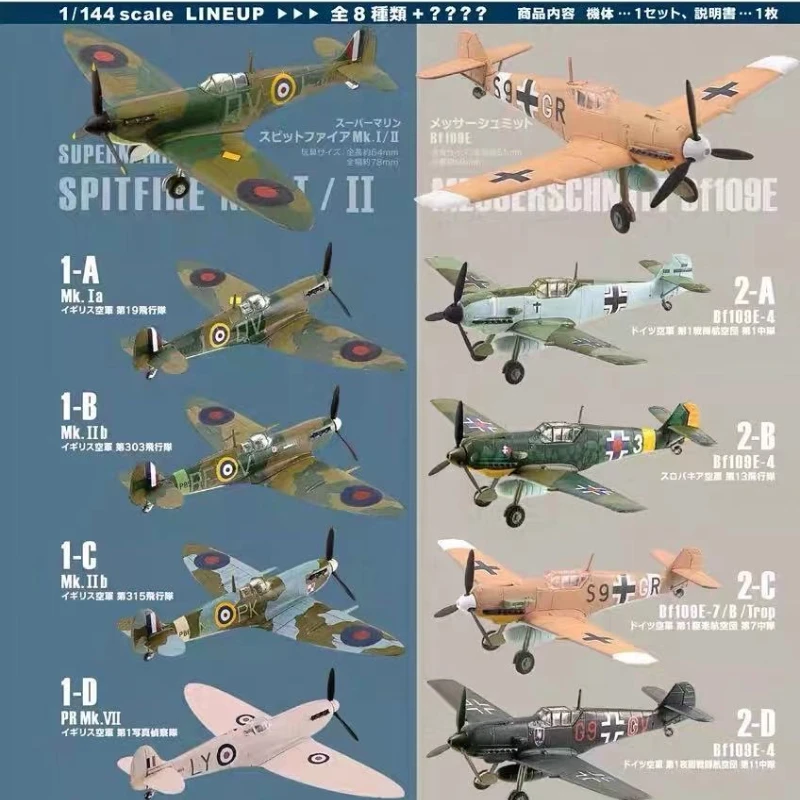 Janpan Original F Toys Cute Wing Kit Wwii 1 144 Scale Lineup Airplane Model Wkc Vs15 Aircraft Box Toys Gift Action Figures Aliexpress