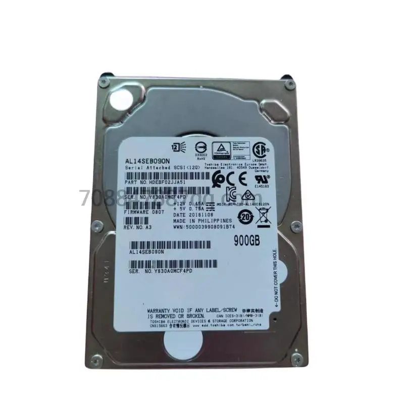 

original 100% authentique AL14SEB090N 900G 2.5 12Gb SAS