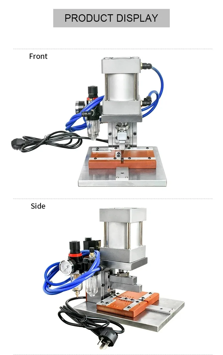 JH IDC Computer Wire Crimping Machine 8P-64P Pneumatic Cable Pressing Tool for S
