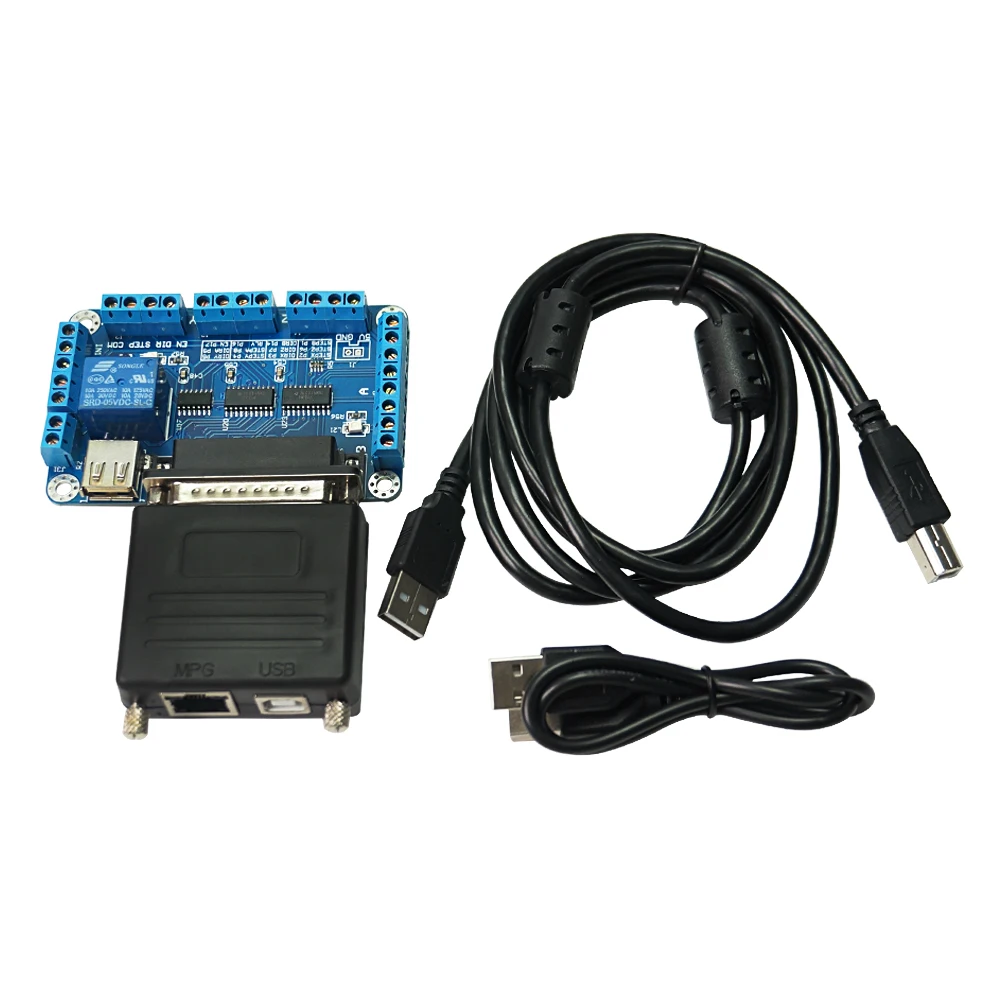 Cnc Mach3 Usb To Parallel Lpt Port Converter Adapter 6 Axis Controller