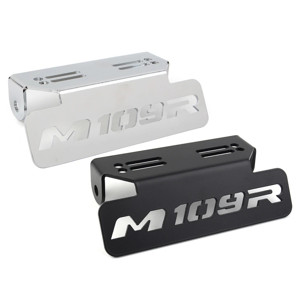 Support De Plaque D'immatriculation De Moto Réglable Avec Lumière, Pour