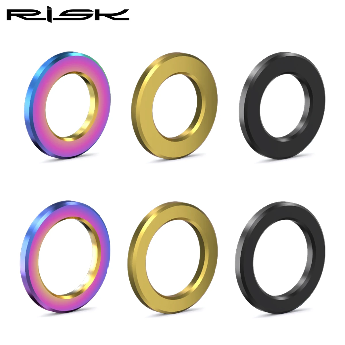 Bicycle Screw Washer Titanium Alloy Bolts Flat Washer Spacer 10pcs for MTB Road Bike