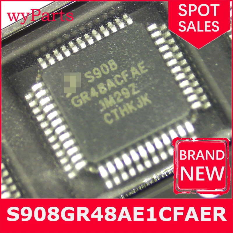 

New/1Pcs S908GR48AE1CFAE LQFP48 8-bit Microcontrollers - MCU MC908GR48ACFAE S908GR48AE1CFAER S908GR48 MC908GR48