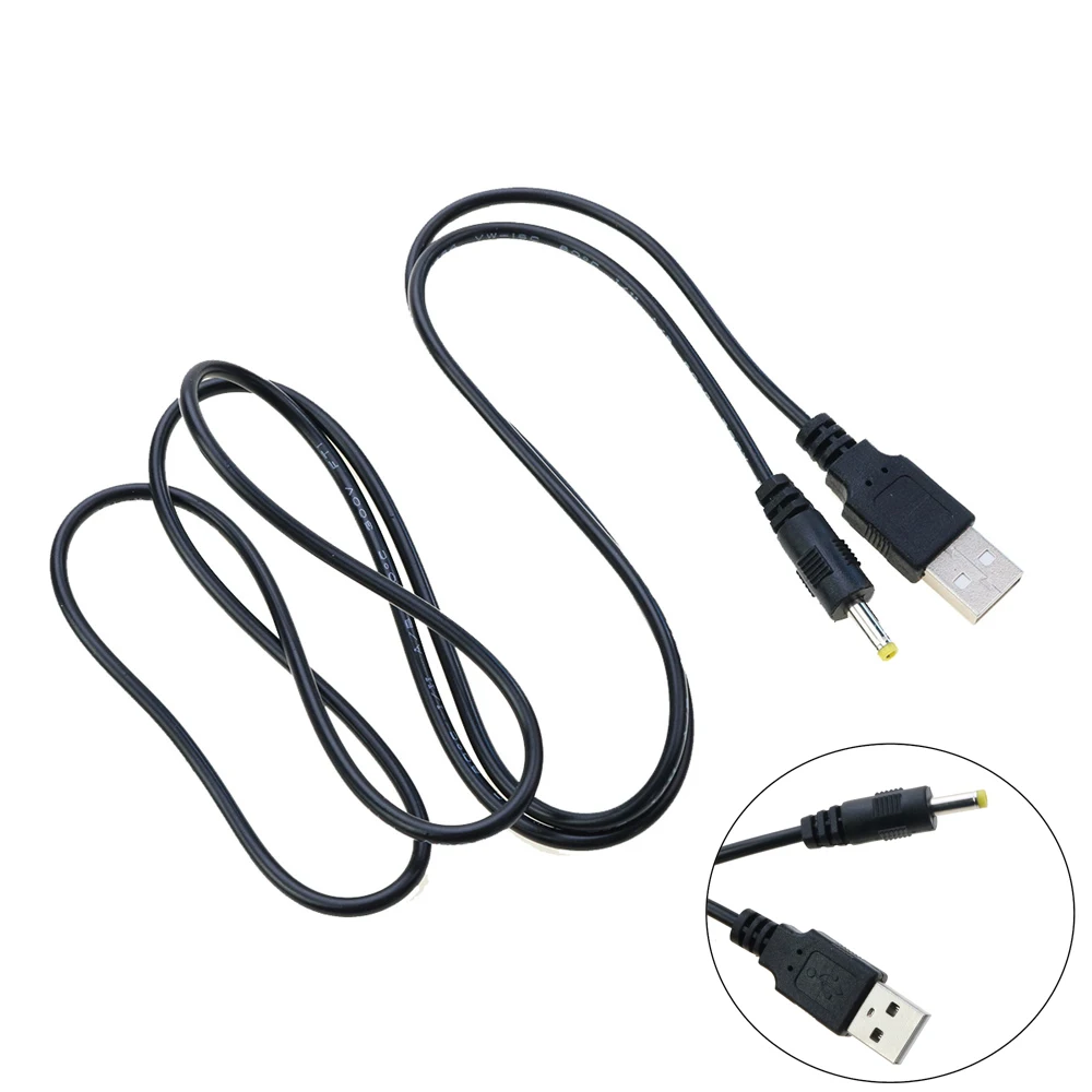 

10 шт. штекер USB к разъему постоянного тока 4,0x1,7 мм, 5 В, зарядный кабель питания, шнур для Sony PSP 1000/2000/3000