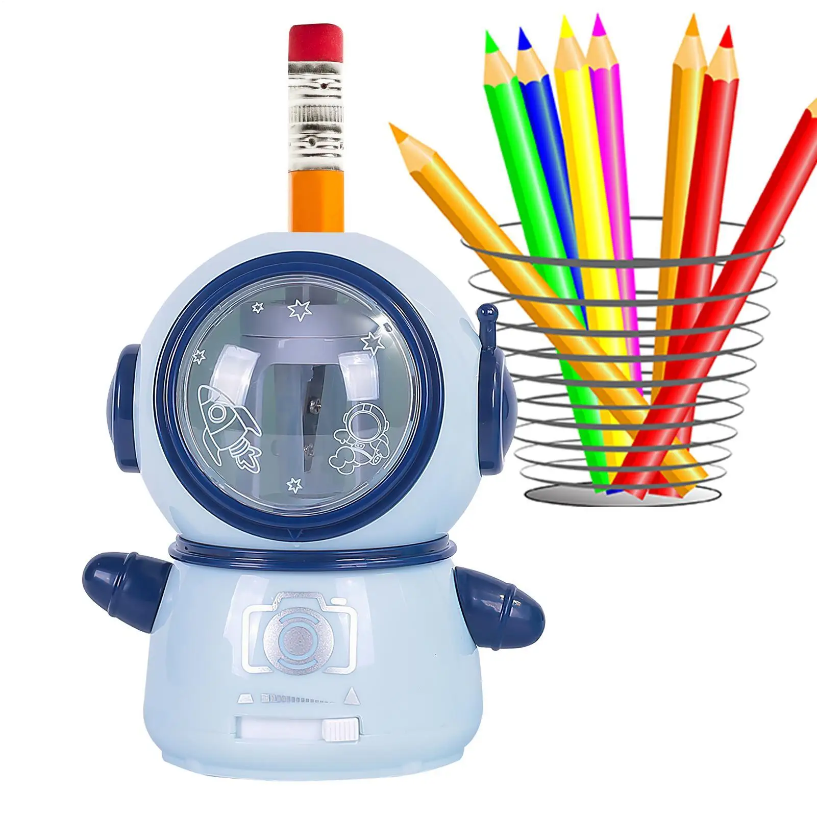 가정용 전기 연필 연마기, 배터리 작동, 자동 정지, 초고속 전기 연필 연마기