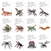Pack of 12 Insect Bugs Figures Educational Animal Figurines Children Interactive Toys Set Accessory School Classroom 2