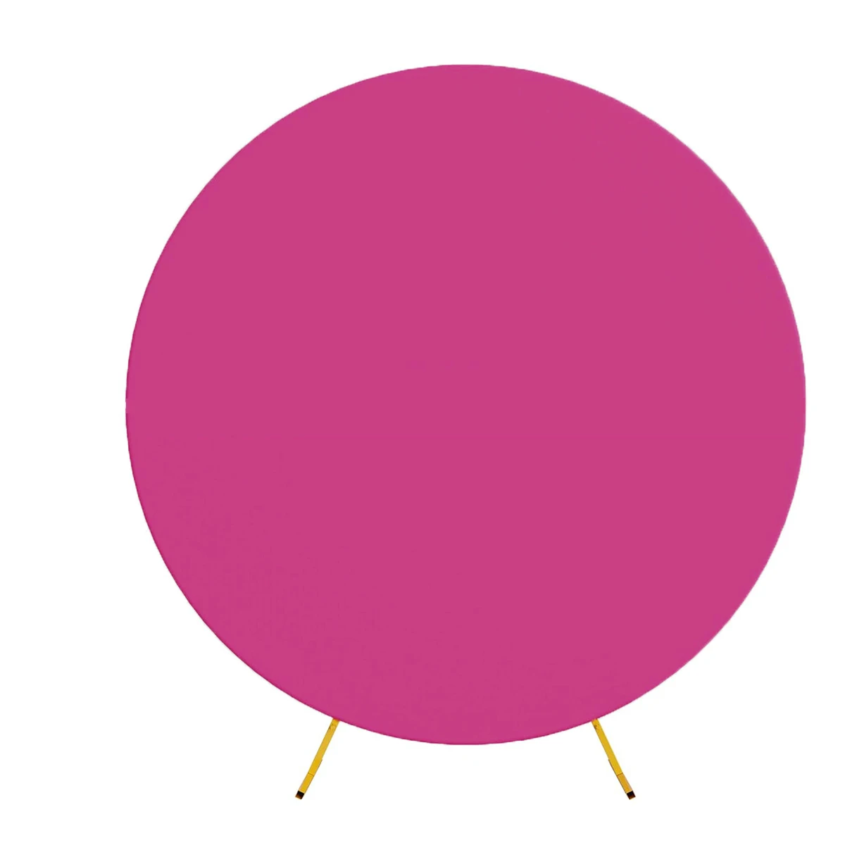 Elegant Round Backdrop Cover for Events – Versatile Elastic Photo Background Decor (Without Stand)