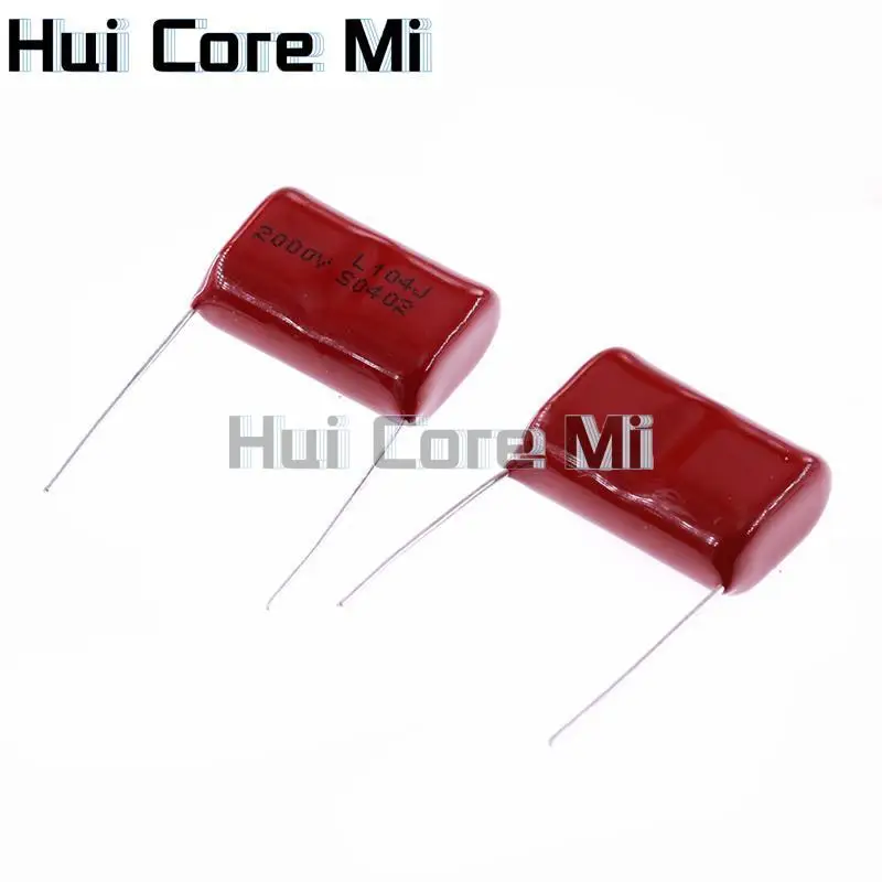 

10PCS 0.1uF 2000V 2KV CBB 104 100NF Polypropylene film capacitor pitch 27mm CBB81 CBB22