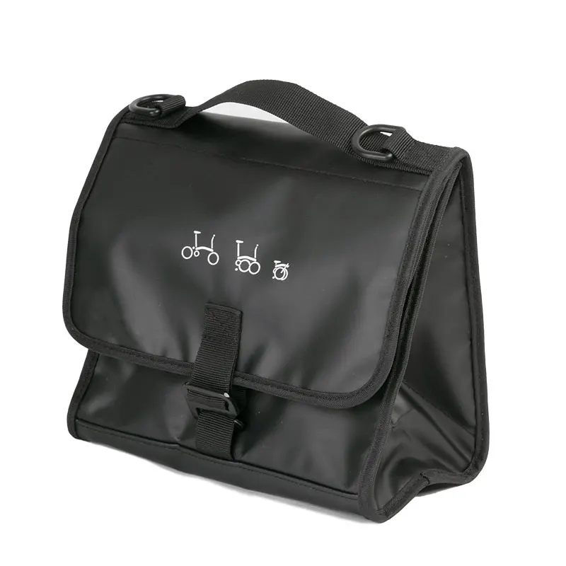 Bicycle Handlebar Bag Quick Release For Brompton Folding Bike Front Tube Basket