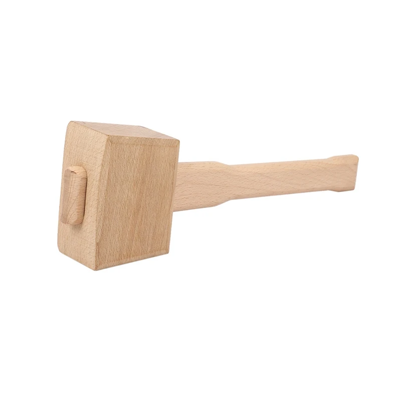 

3Pcs 250Mm Beech Solid Carpenter Wood Wooden Mallet Hammer Handle Woodworking Tool
