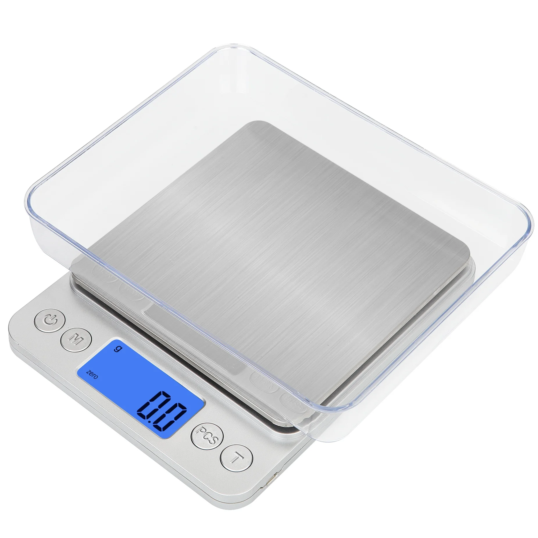 Rechargeable Stainless Steel Kitchen Scales 10kg Greater Food Balance counting Easy Tare High Utility Rate HD Backlit Screen