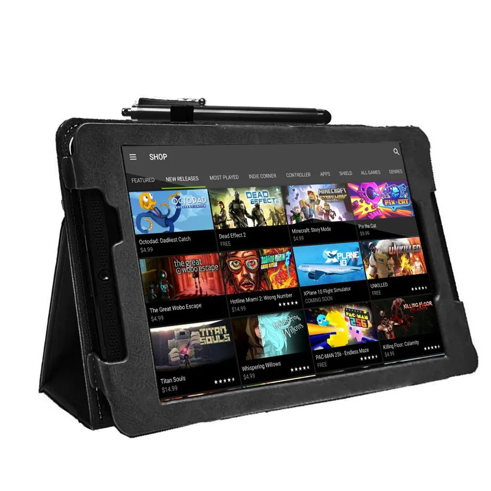 Per Nvidia Shield Tablet K1 8.0 Custodia Cover-Custodia Ultra Sottile In Pelle Flip Per 2015 Nvidia Shield K1 / 2014 Shield 2 Custodia Per Tablet