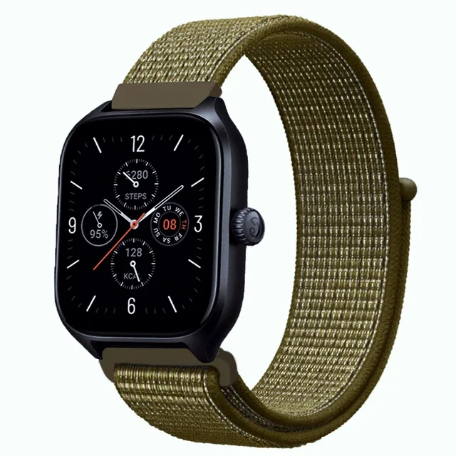 Nylon Loop Smartwatch Band - Adjustable Strap in 20mm/22mm Sizes