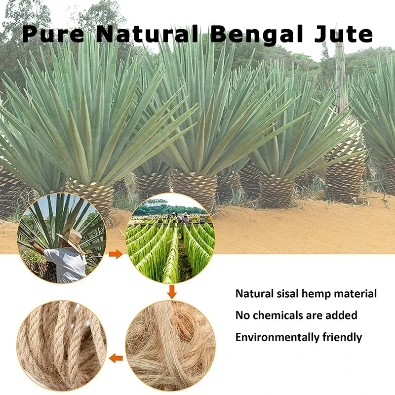 Natural Sisal Rope Cat Scratcher & Furniture Protector