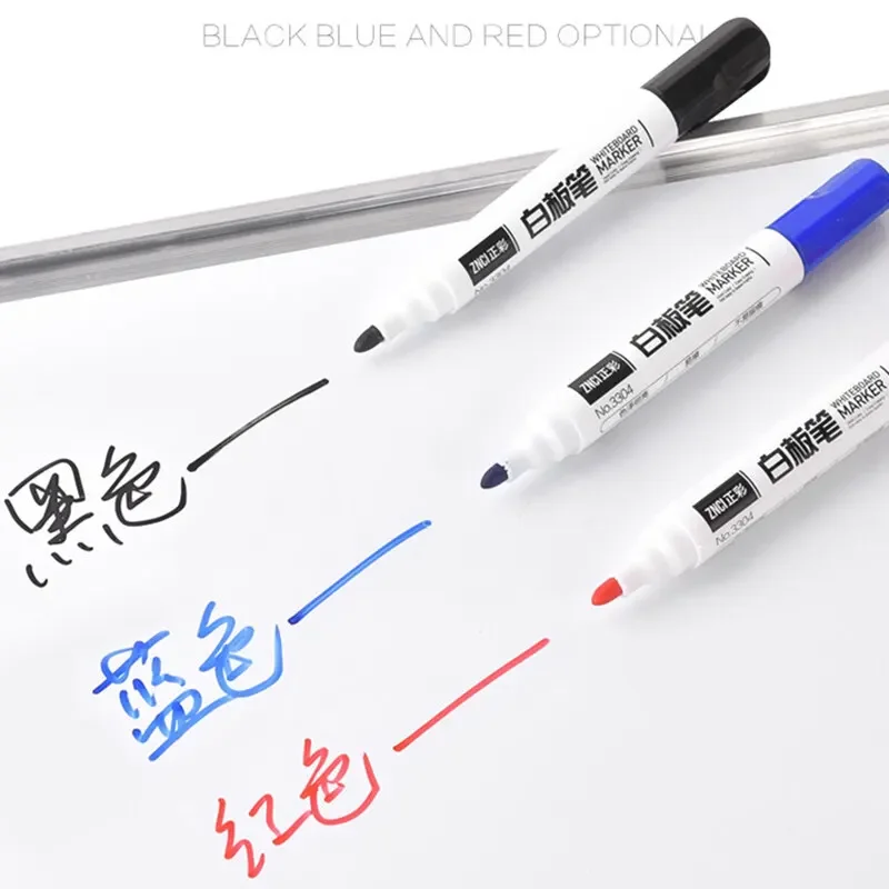 Whiteboard Marker Pens 10 Pens/Box Easy To Wipe Quick Drying Water-based Marker Repetitive Writing Board Erasable white marker pens pen marker marker pens whiteboard pens dry erase markers
