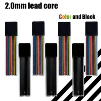 4 boxes/set of 2.0mm Mechanical Pencil Lead Set, 9 Sets Of 2B Lead Art Drawing Compatible Automatic Pencils, Office Stationery 1