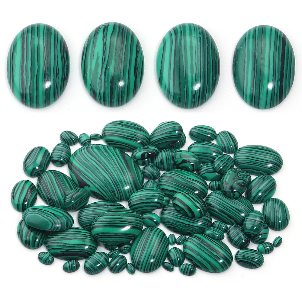 Natural Stone Oval Cabochon Beads