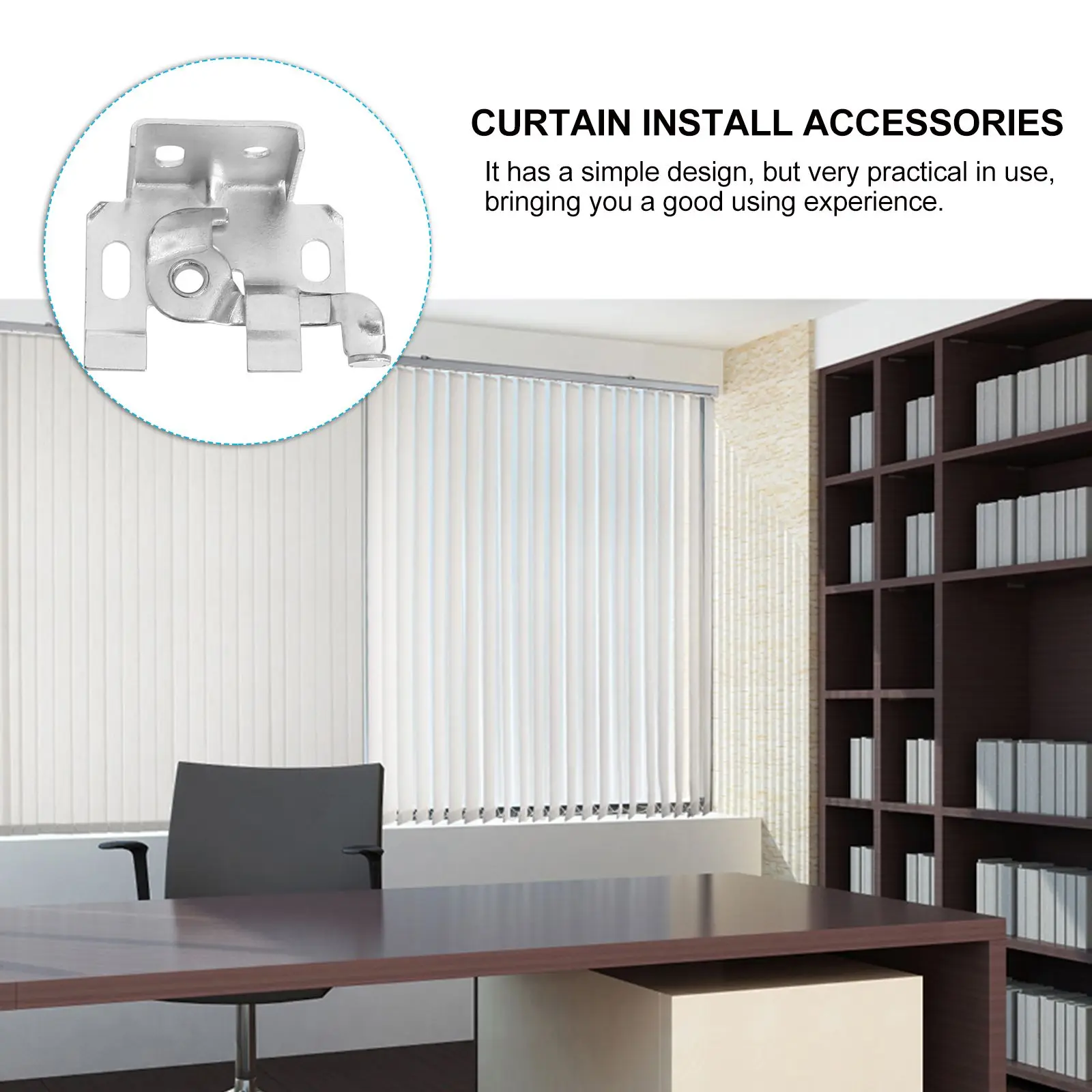 Household Curtain Track Accessories Child Home Ball Stud Mounting Brackets Iron Venetian Blind Spider Code 5