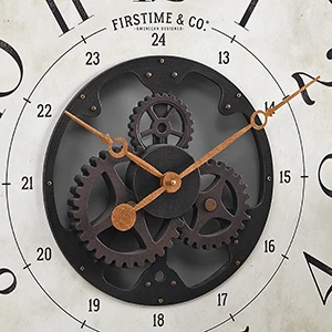 FirsTime & Co. Carlisle Gears Wall Clock