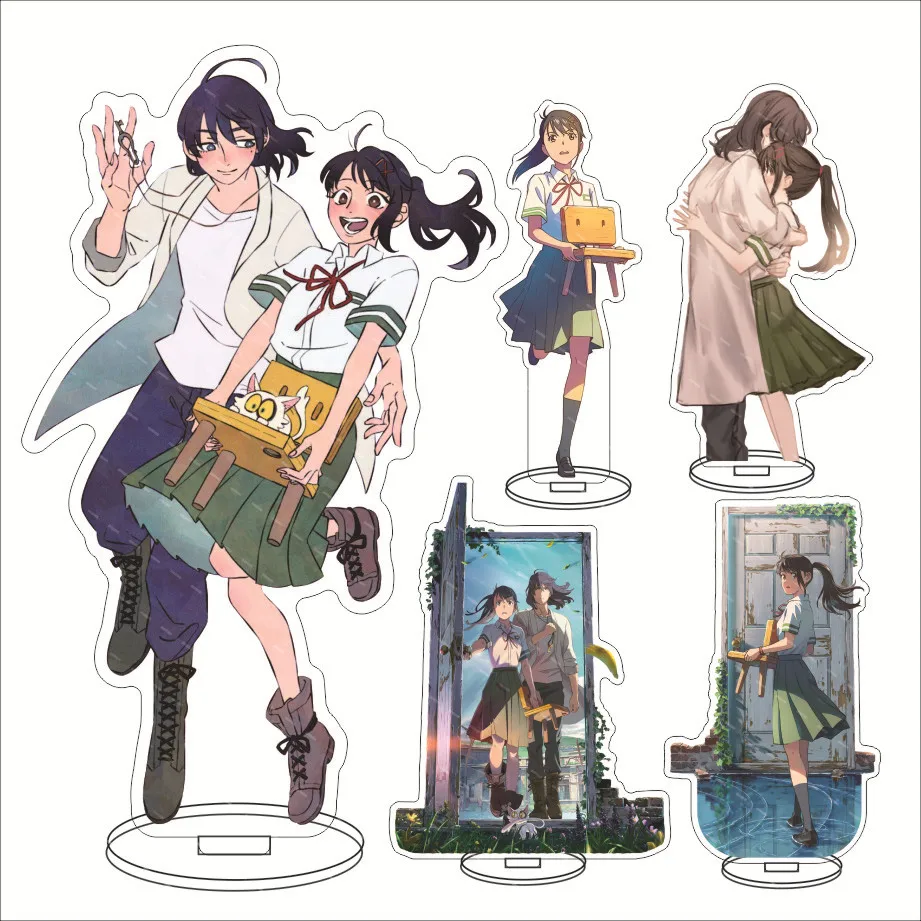 16CM New Anime Suzume no Tojimari Dijin Suzume Iwato Sota Munakata kawaii  figure Acrylic Standing Plates model toys gifts