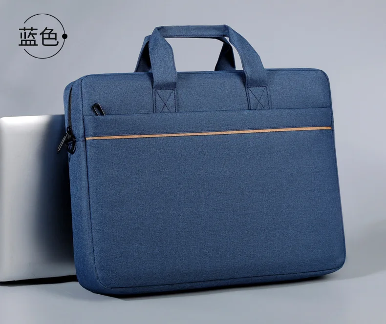 Men's 15-16 Inch Laptop Bag Large Capacity Business Briefcase Inner Bag Storage Single Shoulder Bag Oxford Cloth Shockproof