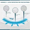 Fitted Sheet Waterproof Six-Sided With Zipper Mattress Cover Cartoon Printed Bed Cover Deep Pocket for 10/15/20/25cm Bedspreads 2