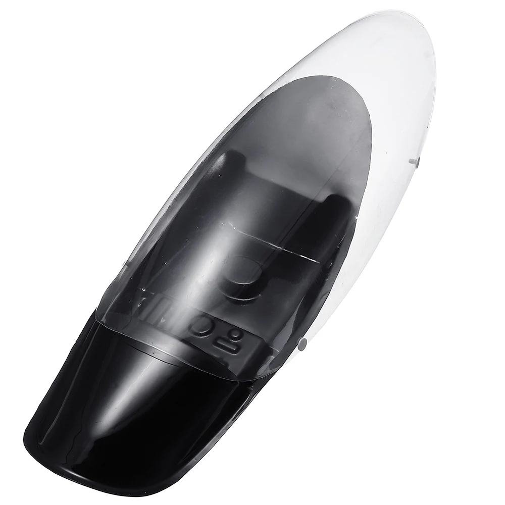 Vue latérale du canopy VolantexRC ASW28 V2 noir, pièce de rechange pour planeur RC incliné.