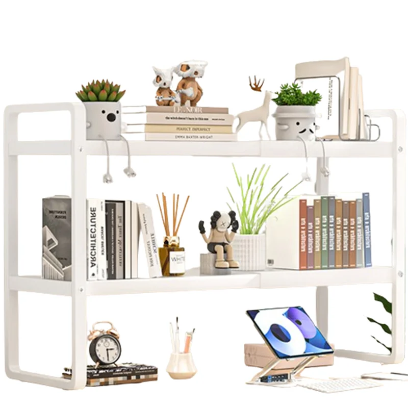 Estantería de hierro para libros, estantería de escritorio para revistas, Mini mueble de almacenamiento para periódicos