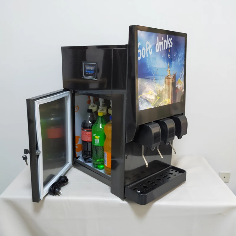 Automatic Cola Beverage Dispenser Vending Machines Carbonated Beverage Machine Commercial 220V/110V Cola Machine